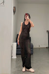 Walter Van BeirendonCK Nets Dress AW22-23 8042